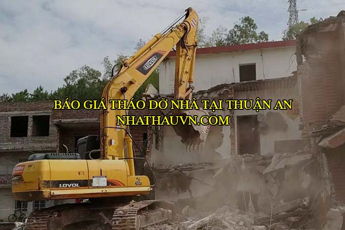 Báo giá tháo dỡ nhà tại Thuận An