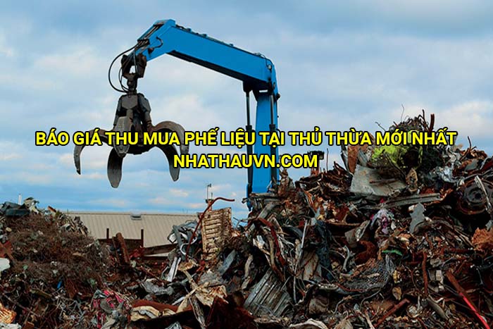 Báo giá thu mua phế liệu tại Thủ Thừa mới nhất