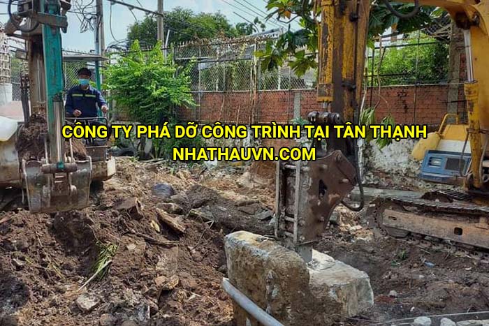 Công ty phá dỡ công trình tại Tân Thạnh