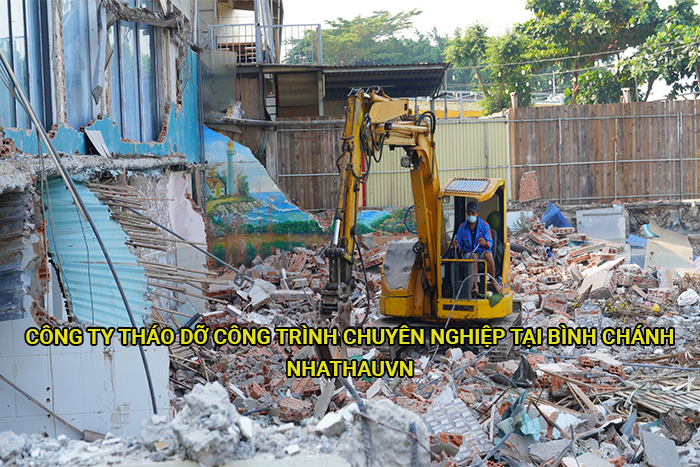 Công ty tháo dỡ công trình chuyên nghiệp tại Bình Chánh