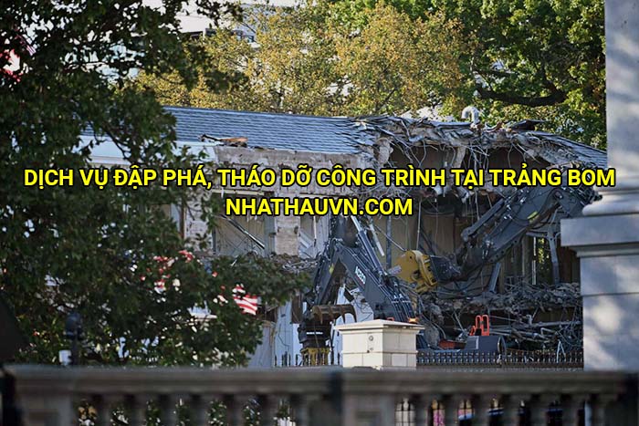 Dịch vụ đập phá, tháo dỡ công trình tại Trảng Bom