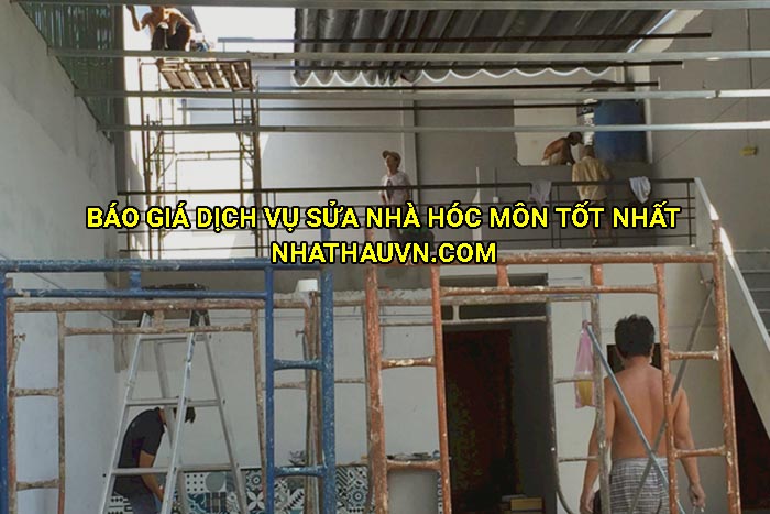 Báo giá dịch vụ sửa nhà Hóc Môn tốt nhất