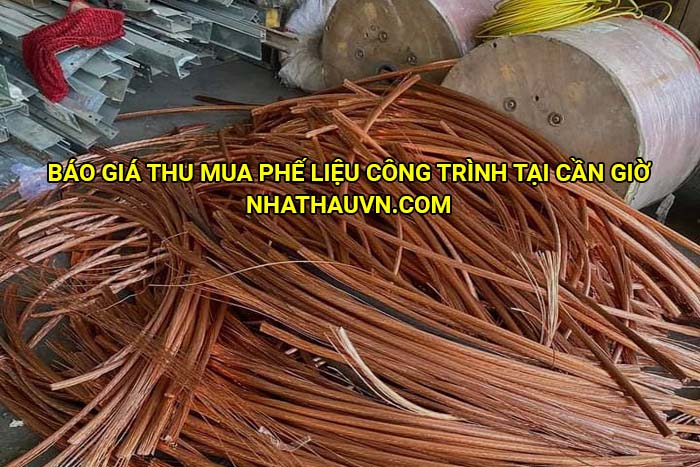 Báo giá thu mua phế liệu công trình tại Cần Giờ