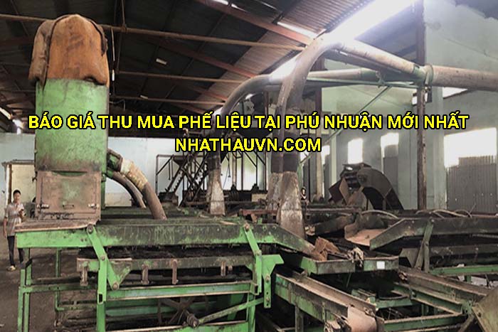 Báo giá thu mua phế liệu tại Phú Nhuận mới nhất