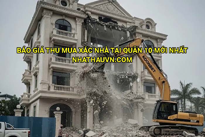 Báo giá thu mua xác nhà tại Quận 10 mới nhất