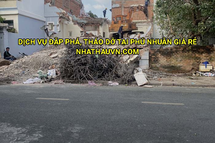 Dịch vụ đập phá, tháo dỡ tại Phú Nhuận giá rẻ