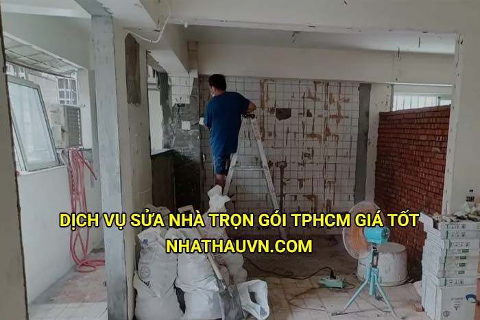 Dịch vụ sửa nhà trọn gói Tphcm giá tốt