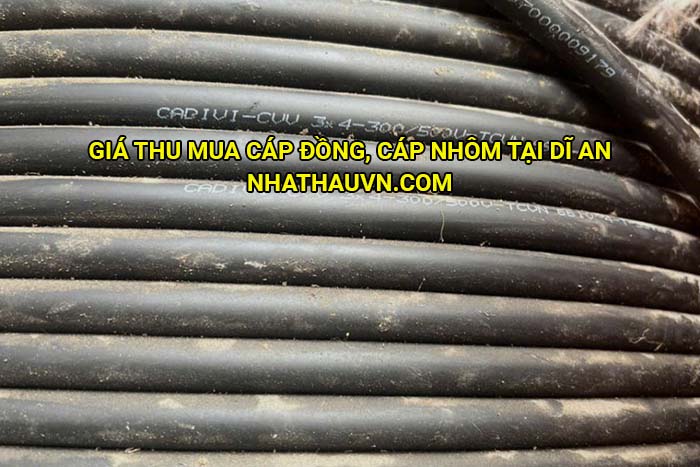Giá thu mua cáp đồng, cáp nhôm tại Dĩ An