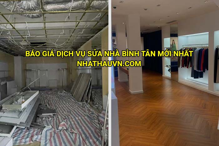 Báo giá dịch vụ sửa nhà Bình Tân mới nhất