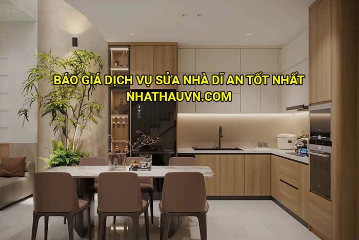 Báo giá dịch vụ sửa nhà Dĩ An tốt nhất