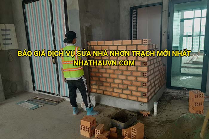 Báo giá dịch vụ sửa nhà Nhơn Trạch mới nhất