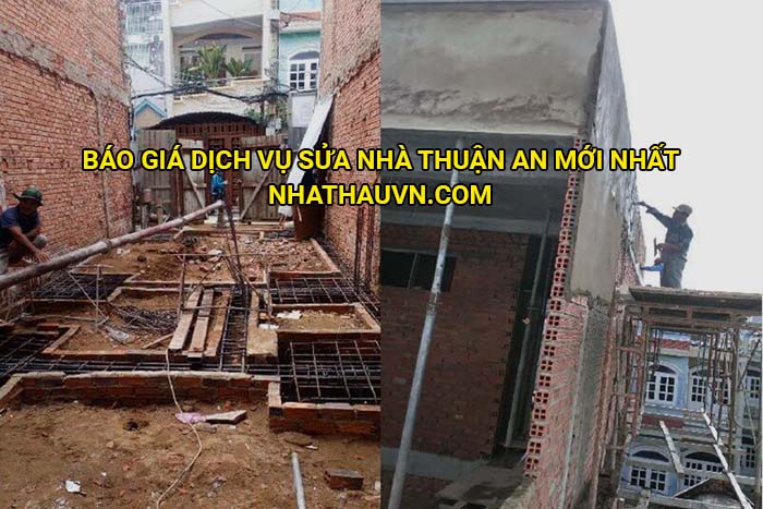 Báo giá dịch vụ sửa nhà Thuận An mới nhất