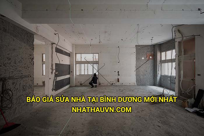Báo giá sửa nhà tại Bình Dương mới nhất