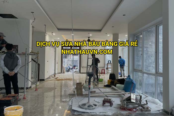 Dịch vụ sửa nhà Bàu Bàng giá rẻ