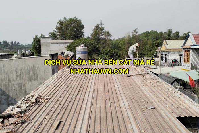 Dịch vụ sửa nhà Bến Cát giá rẻ