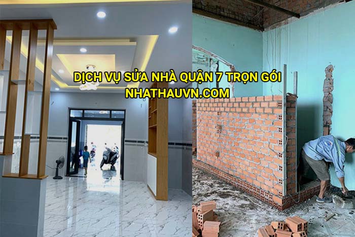 Dịch vụ sửa nhà Quận 7 trọn gói