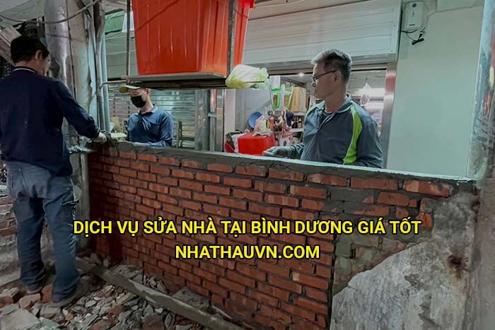 Dịch vụ sửa nhà tại Bình Dương giá tốt