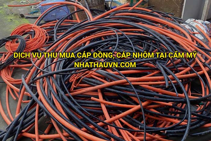 Dịch vụ thu mua cáp đồng, cáp nhôm tại Cẩm Mỹ