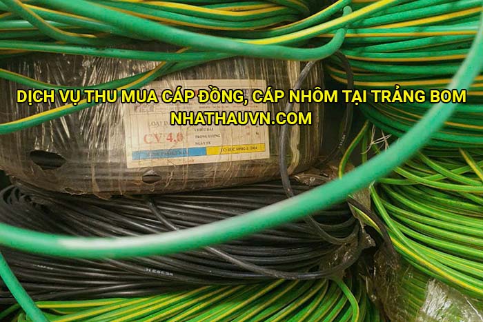 Dịch vụ thu mua cáp đồng, cáp nhôm tại Trảng Bom
